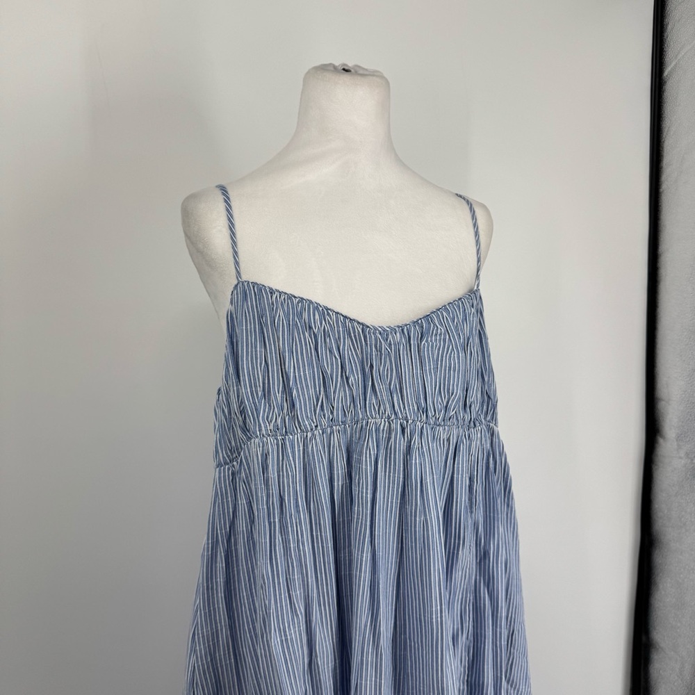 J. Crew Light Blue Strapless Maxi Dress - Picture 5 of 15